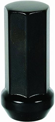 Kics WHPF1BL42 Kyokugen Heptagon Black 42mm Length (12mm x 1.5 Thread Size) Lug Nut, (Set of 20)